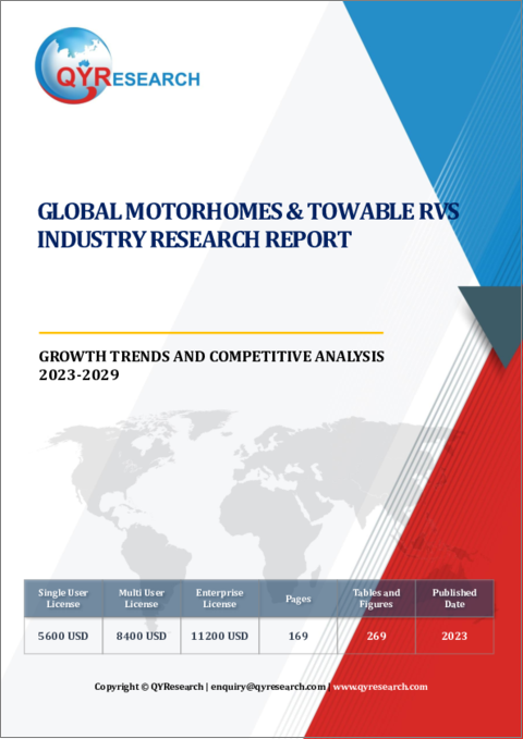 表紙：モーターホーム・牽引式RVの世界市場：産業分析・成長動向・競合分析 (2023年～2029年)