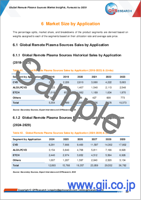 サンプル2：リモートプラズマソースの世界市場、2029年までの予測- カスタマイズ版