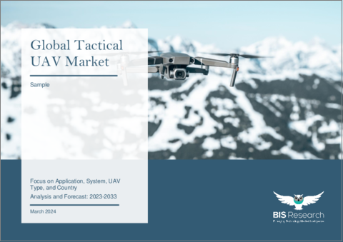 表紙：戦術UAVの世界市場：用途・システム・UAVタイプ・国別 - 分析・予測 (2023～2033年)