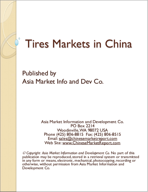 表紙：中国のタイヤの市場