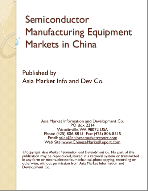 表紙：中国の半導体製造装置市場
