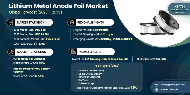 Lithium Metal Anode Foil Market-IMG1