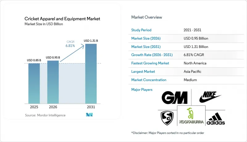 Cricket Apparel And Equipment-Market-IMG1