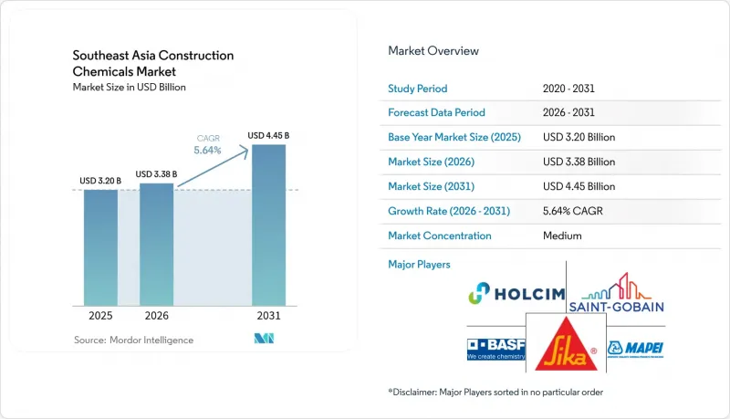 Southeast Asia Construction Chemicals-市場-IMG1