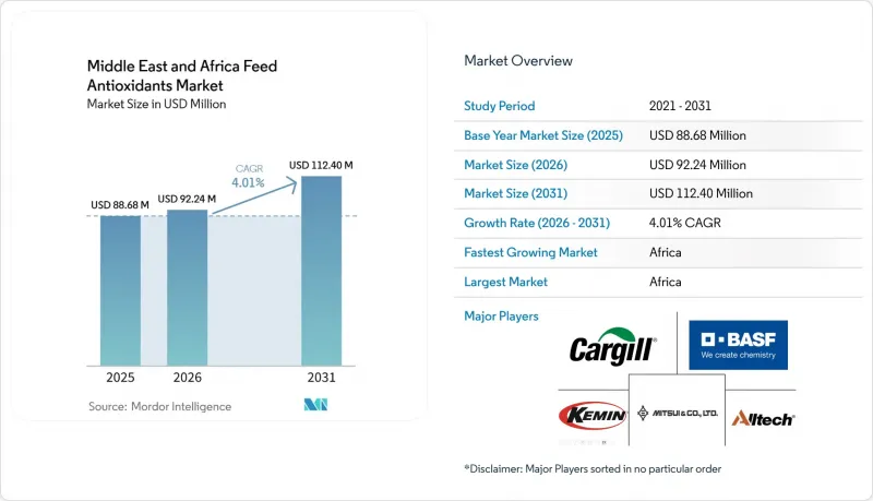 Middle East and Africa Feed Antioxidants-Market-IMG1