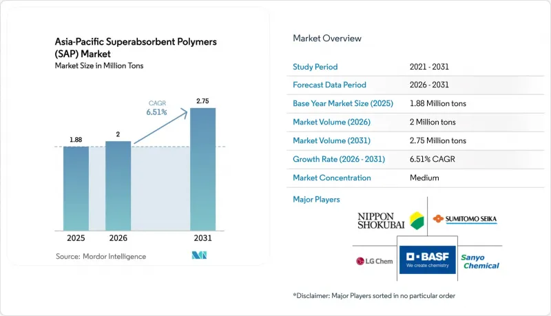 Asia-Pacific Superabsorbent Polymers（SAP）-Market-IMG1