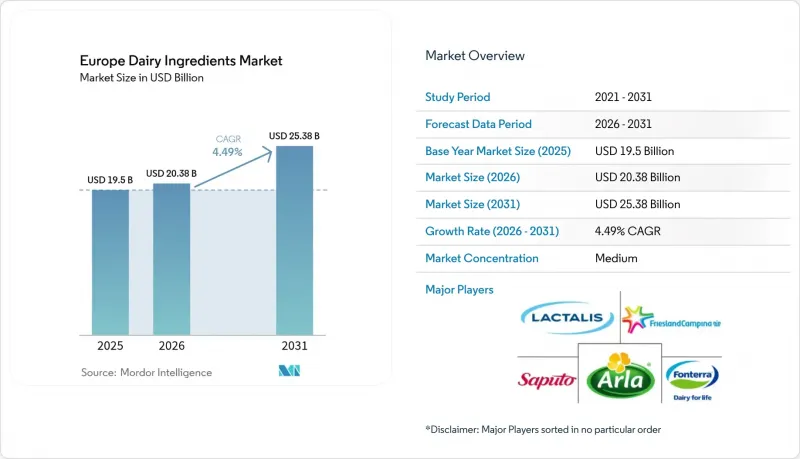 Europe Dairy Ingredients-Market-IMG1