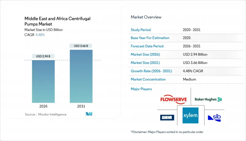 Middle East And Africa Centrifugal Pumps-Market-IMG1