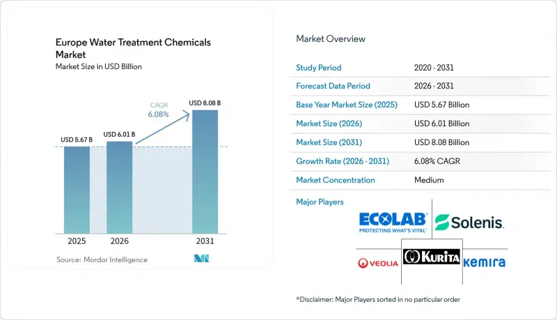 Europe Water Treatment Chemicals-市場-IMG1