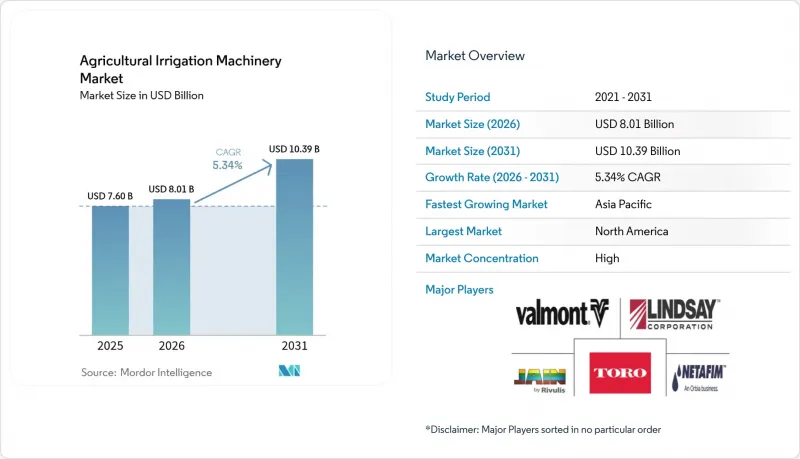 Agricultural Irrigation Machinery-Market-IMG1