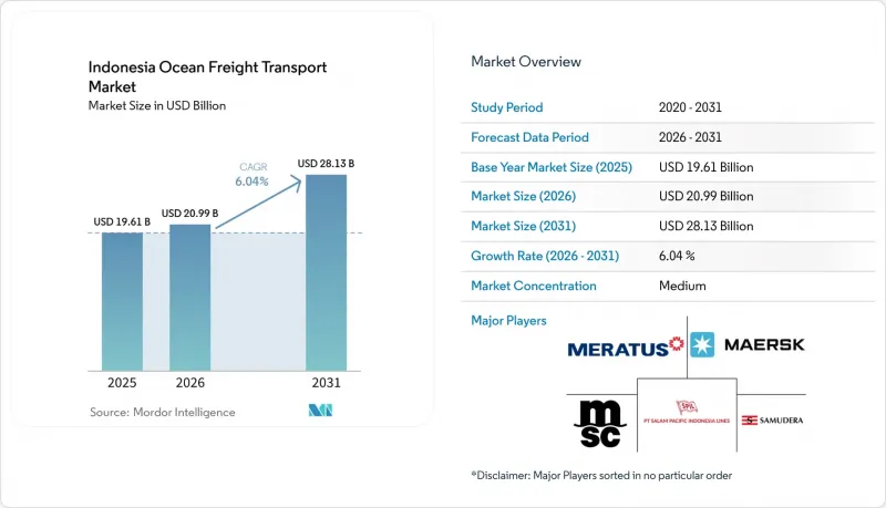Indonesia Ocean Freight Transport-Market-IMG1