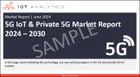 表紙：5G IoTおよびプライベート5G市場：2024-2030年
