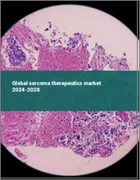 表紙：肉腫治療薬の世界市場 2024-2028