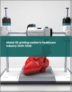 表紙：ヘルスケア産業における3Dプリンティングの世界市場 2024-2028