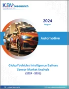 表紙：車両インテリジェンスバッテリーセンサーの世界市場規模、シェア、動向分析：車両タイプ別、技術別、アプリケーション別、地域別、展望と予測、2024年-2031年