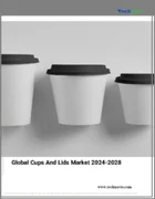 表紙：カップと蓋の世界市場 2024-2028