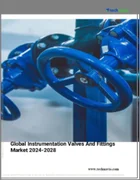 表紙：計装バルブと継手の世界市場 2024-2028