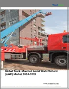 表紙：トラック搭載型高所作業車（AWP）の世界市場 2024年～2028年