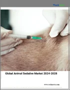 表紙：動物用鎮静剤の世界市場 2024-2028