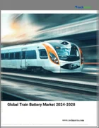 表紙：列車用バッテリーの世界市場 2024-2028