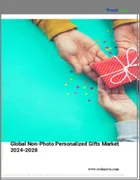 表紙：写真以外の名入れギフトの世界市場、2024～2028年