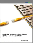 表紙：QSFPモジュールの世界市場、2024～2028年