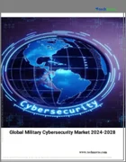 表紙：軍用サイバーセキュリティの世界市場、2024～2028年