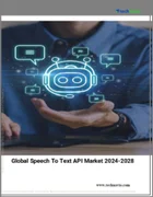 表紙：音声テキストAPIの世界市場、2024～2028年