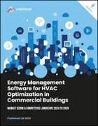 表紙：商業ビル用HVAC最適化向けエネルギー管理ソフトウェアの世界市場 - 市場規模、競合情勢（2024年～2029年）