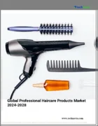 表紙：プロ用ヘアケア製品の世界市場、2024～2028年