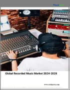 表紙：世界の録音音楽市場、2024～2028年