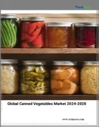 表紙：野菜缶詰の世界市場、2024～2028年