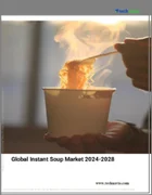 表紙：インスタントスープの世界市場、2024～2028年