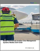 表紙：民間航空機乗員管理システムの世界市場 (2024～2028年)