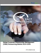 表紙：顧客関係管理 (CRM) アウトソーシングの世界市場 (2024～2028年)