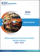 表紙：ACC（アダプティブクルーズコントロール）の世界市場規模、シェア、動向分析：製品販売別、タイプ別、コンポーネント別、車両タイプ別、地域別、展望と予測、2024年-2031年