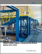 表紙：揮発性有機化合物ガスセンサーの世界市場 (2024～2028年)