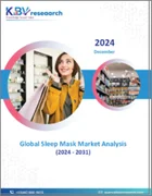 表紙：睡眠用マスクの世界市場規模、シェア、動向分析：流通チャネル別、製品別、地域別、展望と予測、2024～2031年