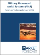 表紙：軍用無人航空機システム (UAS)：市場および技術の予測 (～2032年)