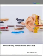 表紙：補聴器の世界市場、2024～2028年