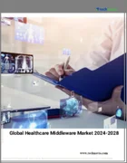 表紙：医療用ミドルウェアの世界市場 (2024～2028年)