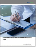 表紙：Webサイトビルダーソフトウェアの世界市場 (2024～2028年)