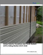 表紙：外装断熱仕上げシステム（EIFS）サイディングの世界市場 2024-2028年
