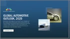 表紙：世界の自動車市場の見通し（2025年）：自動車タイプ別、推進力タイプ別、地域別