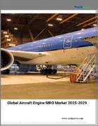 表紙：航空機エンジンMROの世界市場 2025～2029年