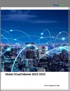 表紙：CCaaSの世界市場、2025-2029年