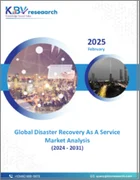 表紙：DRaaS (Disaster Recovery as a Service) の世界市場：市場規模・シェア・動向分析 (展開方式別、サービスの種類別、プロバイダー別、最終用途別)・地域別展望・将来予測 (2024年～2031年)