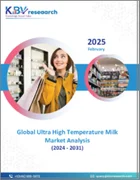 表紙：超高温牛乳の世界市場：市場規模・シェア・動向分析 (製品別、脂肪含有量別)・地域別展望・将来予測 (2024年～2031年)