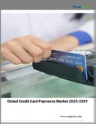 表紙：クレジットカード決済の世界市場 2025～2029年