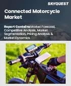 表紙：コネクテッドモーターサイクルの市場規模、シェア、成長分析：タイプ別、接続ソリューション別、サービス別、推進力別、通信タイプ別、ネットワークタイプ別、エンドユーザー別、地域別 - 産業予測 2025～2032年